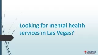 All about mental health in Las Vegas