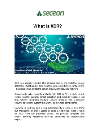 what is xdr