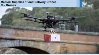 Medical Supplies Food Delivery Drones Services in Australia