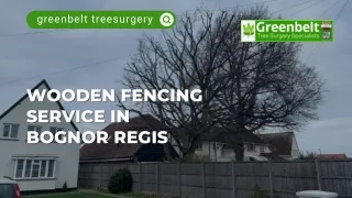 Wooden Fencing Service in Bognor Regis