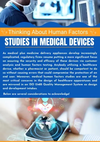 Studies on Human Factors for Combination Products