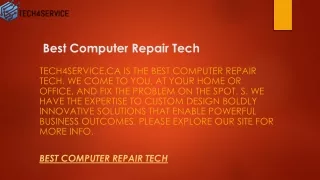 best computer repair tech