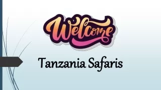 About Tanzania Safaris Tour Operator
