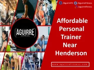 Affordable Personal Trainer Near Henderson