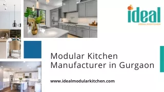 Modular Kitchen Manufacturer in Gurgaon