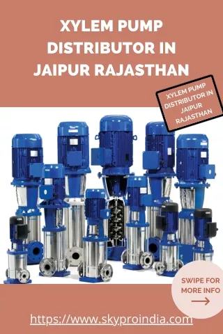 1 Xylem Pump Distributor in Jaipur Rajasthan