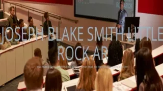 Lecturer Slides joseph blake smith little rock Ar