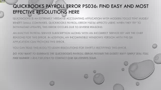 quickbooks payroll error ps036 find easy and most effective resolutions here