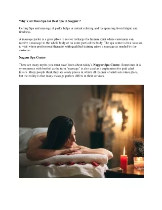 Massage Parlours in Nagpur