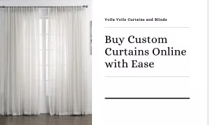 Buy Custom Curtains Online with Ease