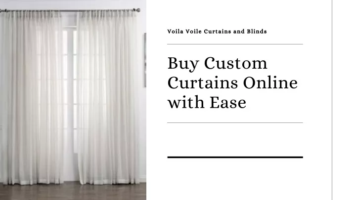 voila voile curtains and blinds