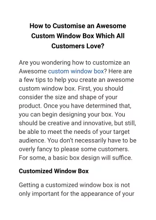 how to customise an awesome custom window