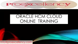 Oracle HCM Cloud Online Training By Real-Time Consultant