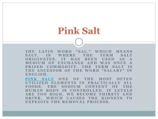 pink salt