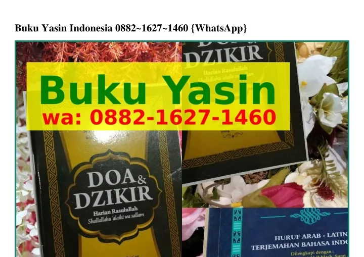 buku yasin indonesia 0882 1627 1460 whatsapp