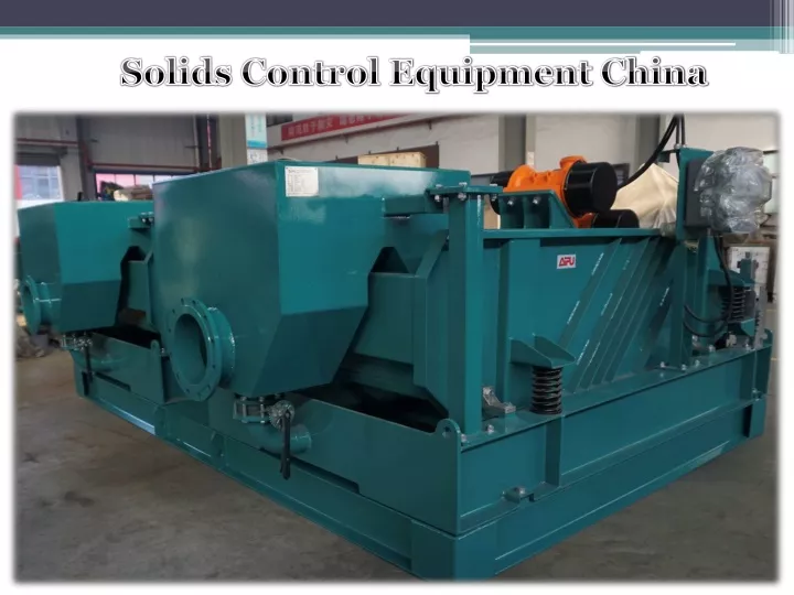 solids control equipment china