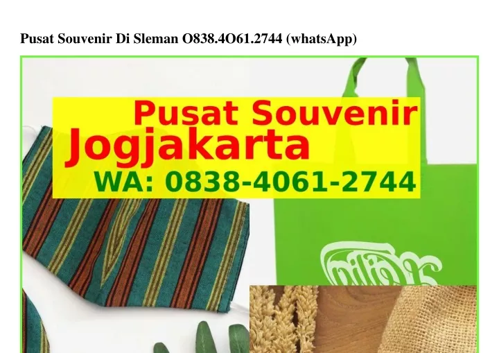 pusat souvenir di sleman o838 4o61 2744 whatsapp