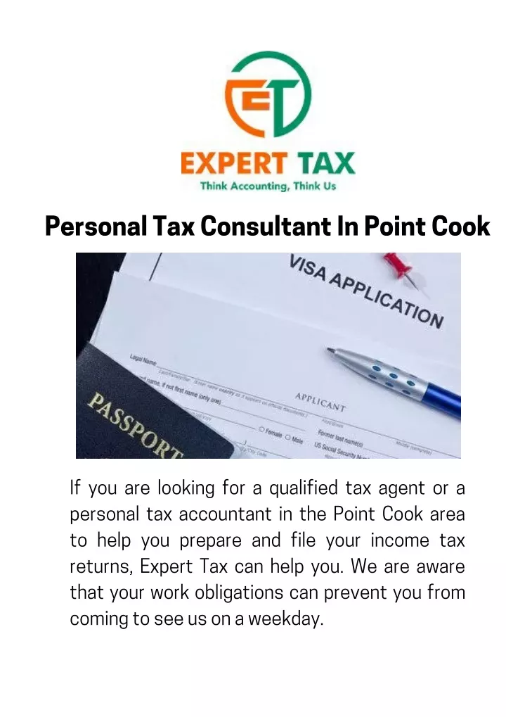personal tax consultant in point cook