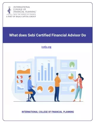 What does Sebi Certified Financial Advisor Do