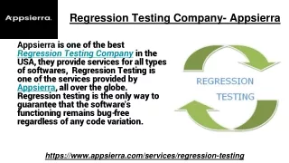Regression Testing Company- Appsierra