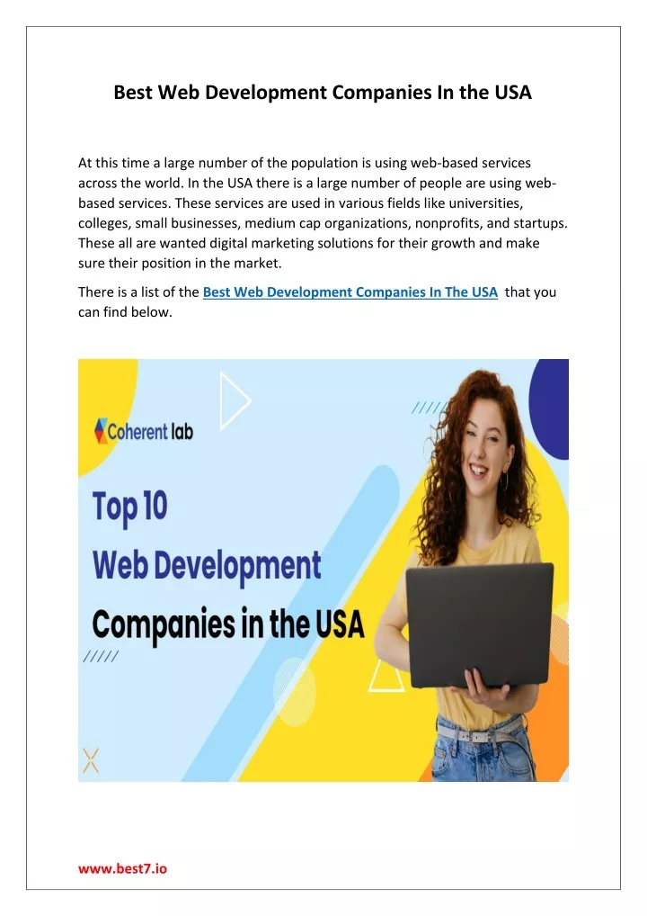 PPT - Best Web Development Companies In The USA PowerPoint Presentation ...