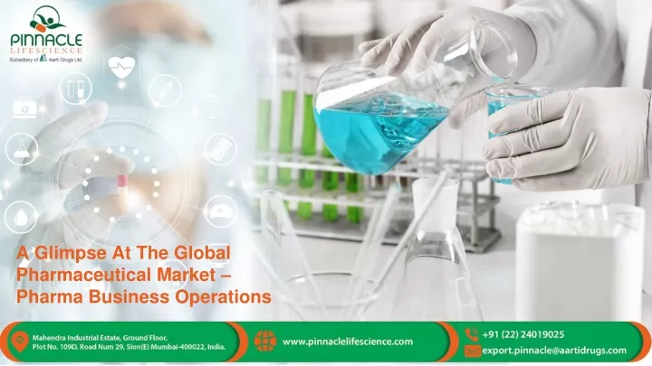 a glimpse at the global pharmaceutical market