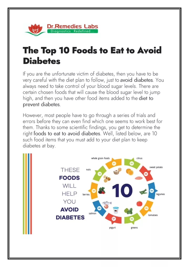 ppt-the-top-10-foods-to-eat-to-avoid-diabetes-powerpoint-presentation