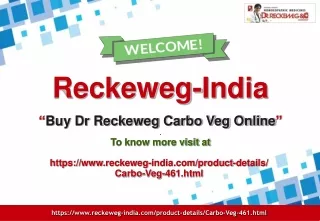 Buy Dr Reckeweg Carbo Veg Online