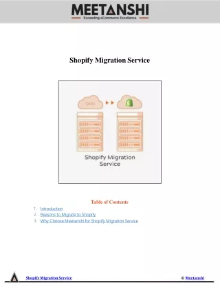 shopify migration service