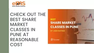 Check Out The Best Share Market Classes in Pune at Reasonable Cost