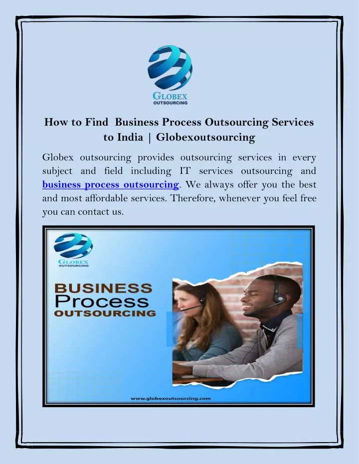 how to find business process outsourcing services