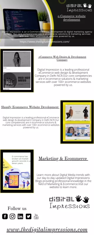 Ecommerce Website Development | Digital Impressions