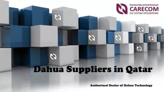 Dahua Suppliers in Qatar