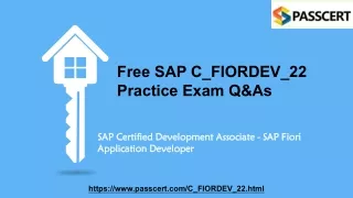 free sap c fiordev 22 practice exam q as