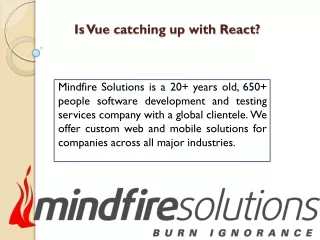 is vue catching up with react