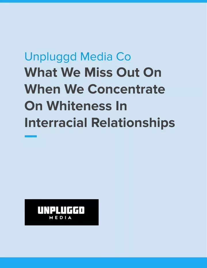 unpluggd media co what we miss out on when