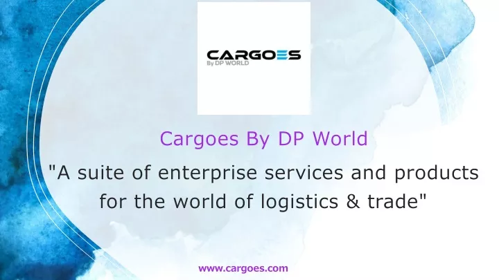 cargoes by dp world