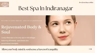 Best spa in Indira Nagar