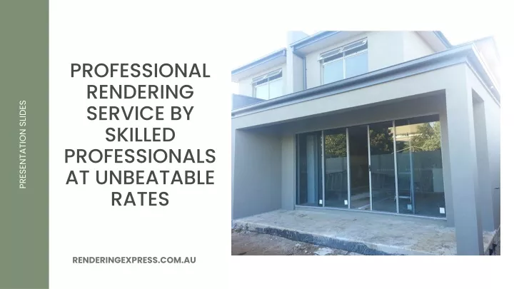 professional rendering service by skilled