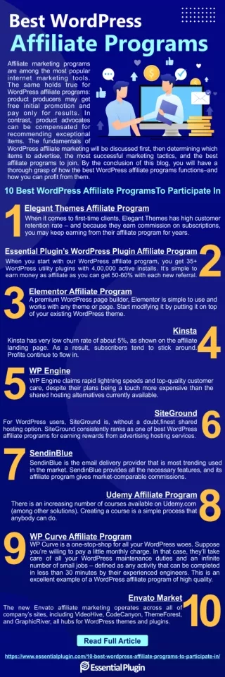 10 Best WordPress Affiliate Programs To Participate In