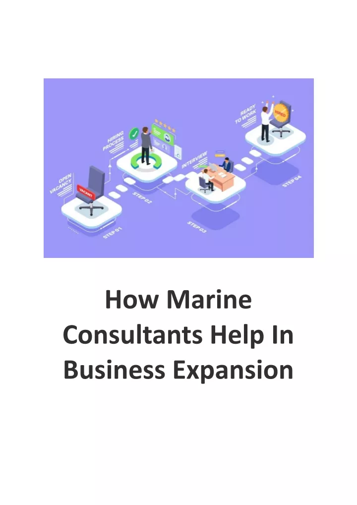 how marine consultants help in business expansion