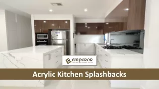 Acrylic Kitchen Splashbacks In Adelaide
