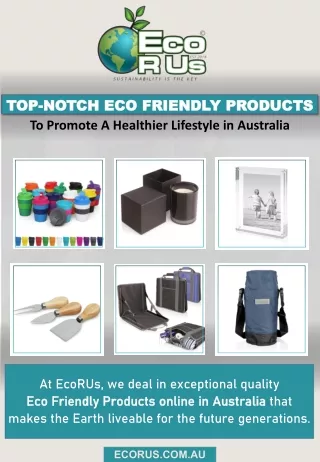 Top-Notch Eco Friendly Products to Promote A Healthier Lifestyle in Australia