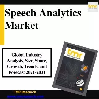 speech analytics market