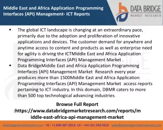 middle east and africa application programming