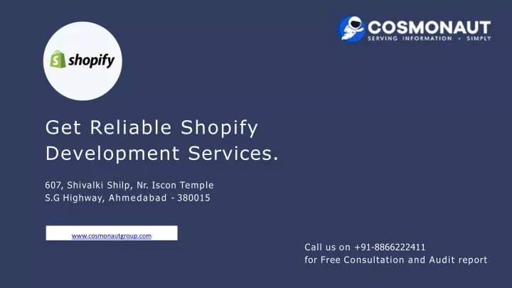 get reliable shopify development services