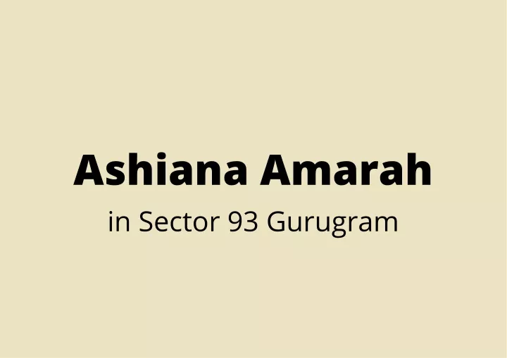 ashiana amarah