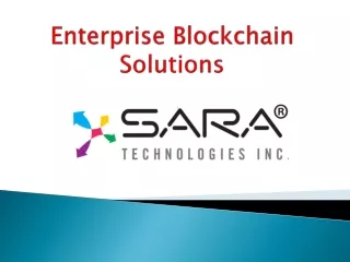 enterprise blockchain s olutions