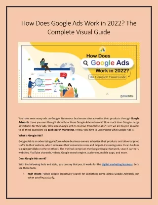 How Does Google Ads Work in 2022? The Complete Visual Guide