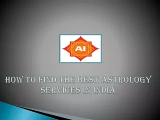 how to find the best astrology services in india